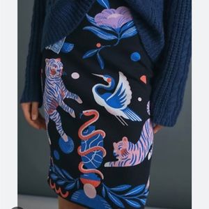 Anthropologie x Super Nice Letters skirt